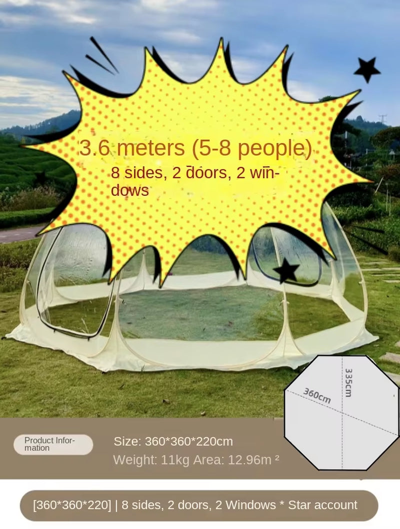 Starry Sky Transparent Tent, Bubble House, Winter Patio, Sunroom, Camping, Restaurant, Outdoor, Camping Supplies, Waterproof