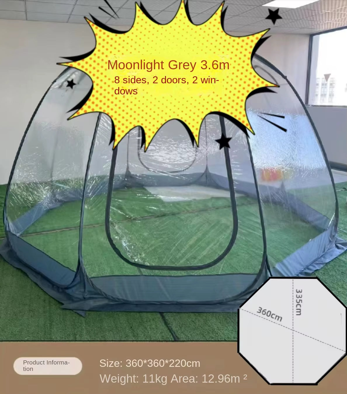 Starry Sky Transparent Tent, Bubble House, Winter Patio, Sunroom, Camping, Restaurant, Outdoor, Camping Supplies, Waterproof