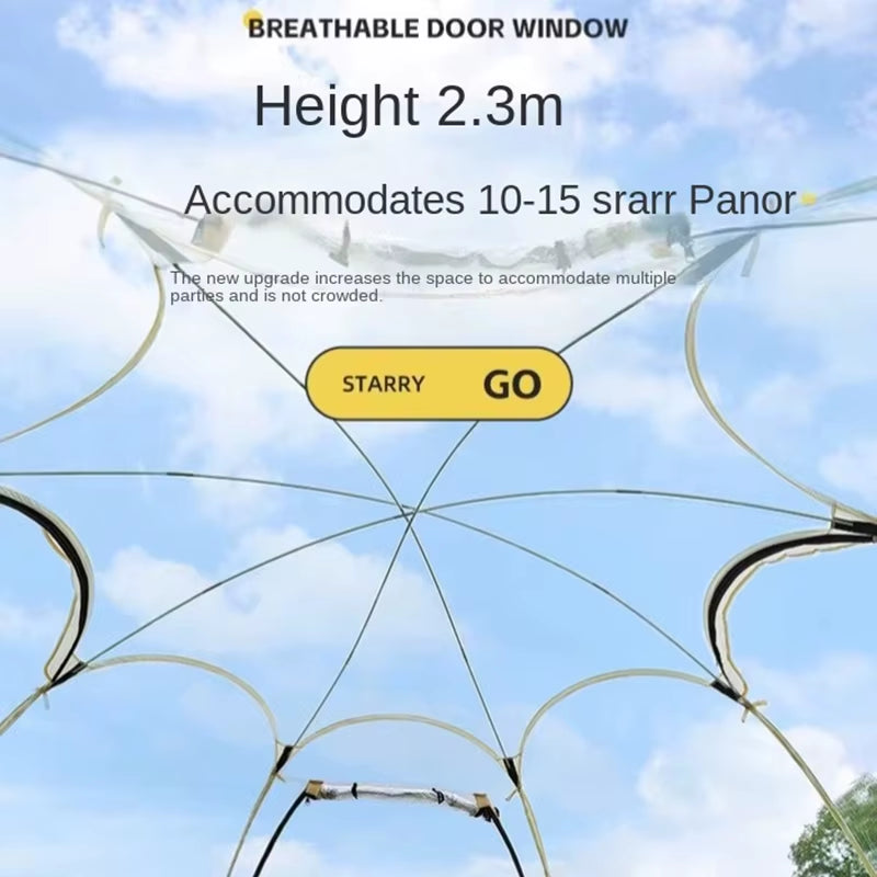Starry Sky Transparent Tent, Bubble House, Winter Patio, Sunroom, Camping, Restaurant, Outdoor, Camping Supplies, Waterproof